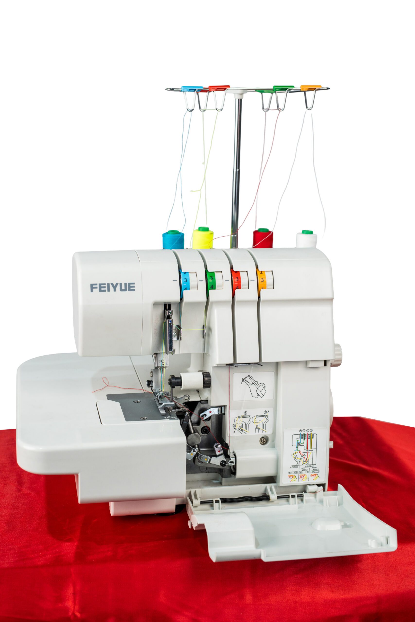 FEIYUE 505 – Máquina Sorgeteadora Heavy Duty de 4 Hilos - Imagen 2