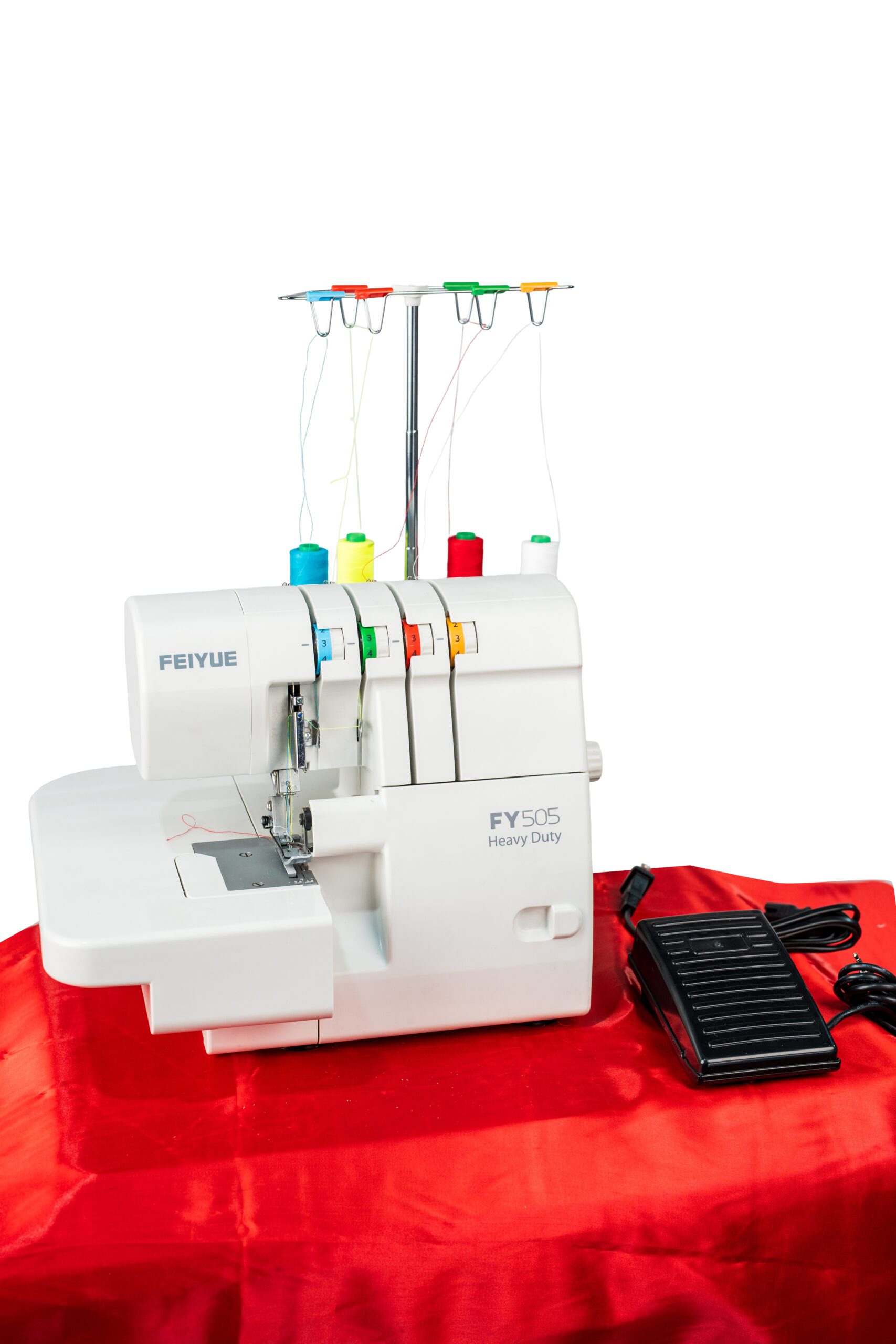 FEIYUE 505 – Máquina Sorgeteadora Heavy Duty de 4 Hilos - Imagen 4