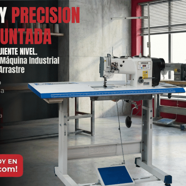 GC20606E-2N – Máquina Industrial de 2 Agujas con Triple Arrastre (Direct Drive)