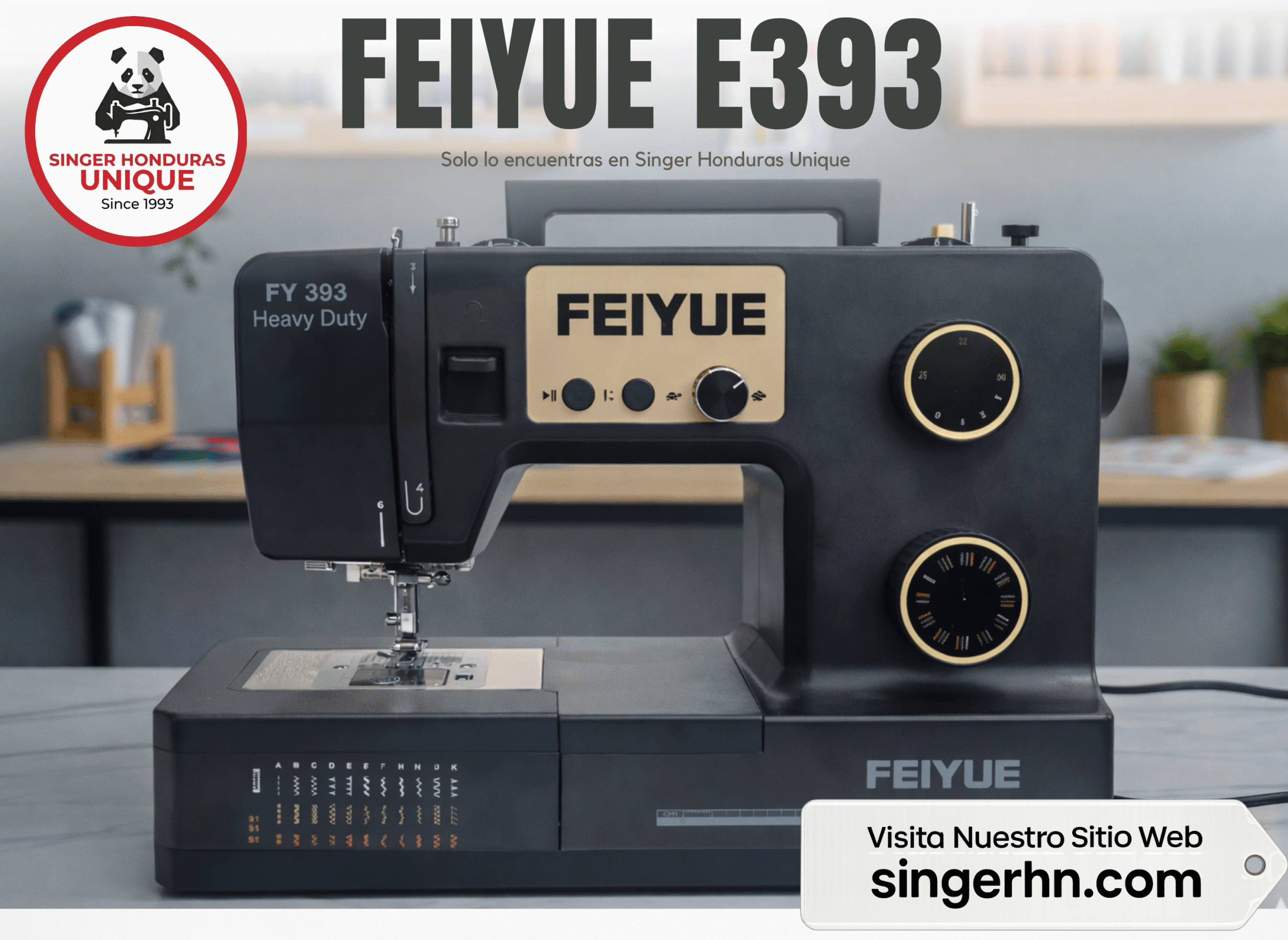 FEIYUE FY-E393 Heavy Duty (32 Puntadas)