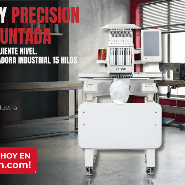 UN-C1501 BORDADORA INDUSTRIAL 15 HILOS