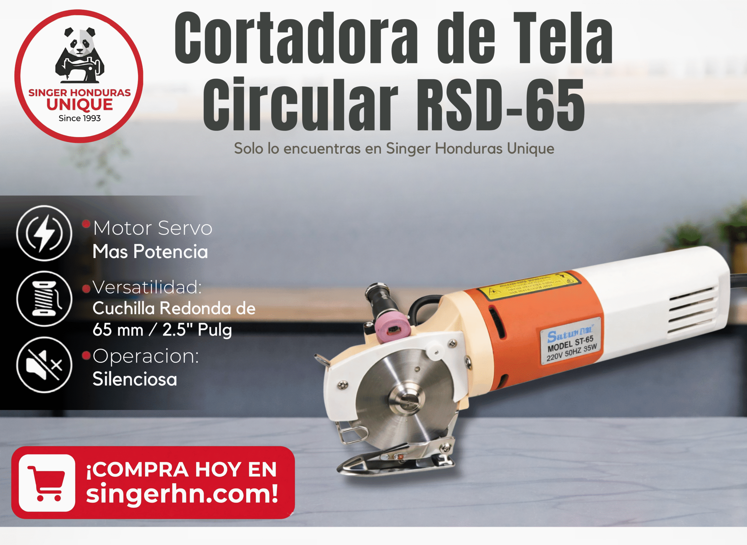 Cortadora Circular RSD-65 – Cuchilla 65 mm