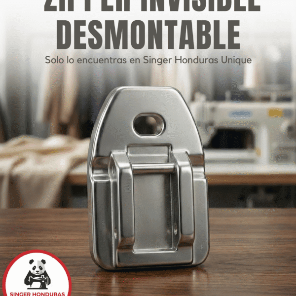 PRENSATELA ZIPPER INVISIBLE DESMONTABLE DE HIERRO DOMESTICO
