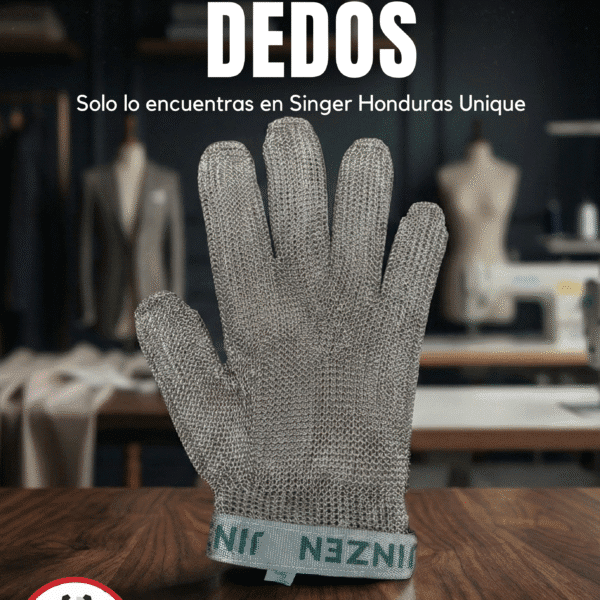 GUANTE MALLA ACERO INOXIDABLE 5 DEDOS