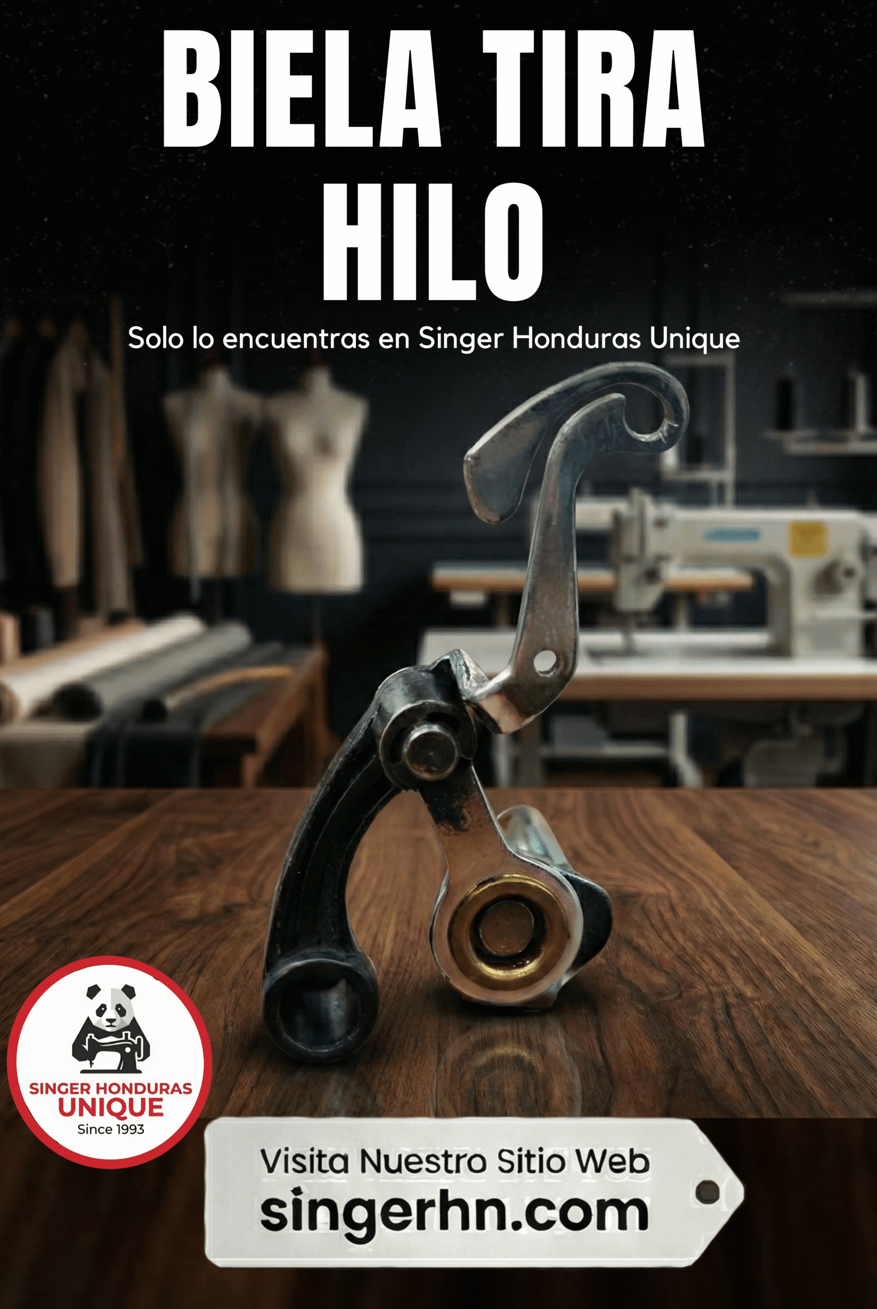 BIELA TIRA HILO PLASTICO DOMESTICO