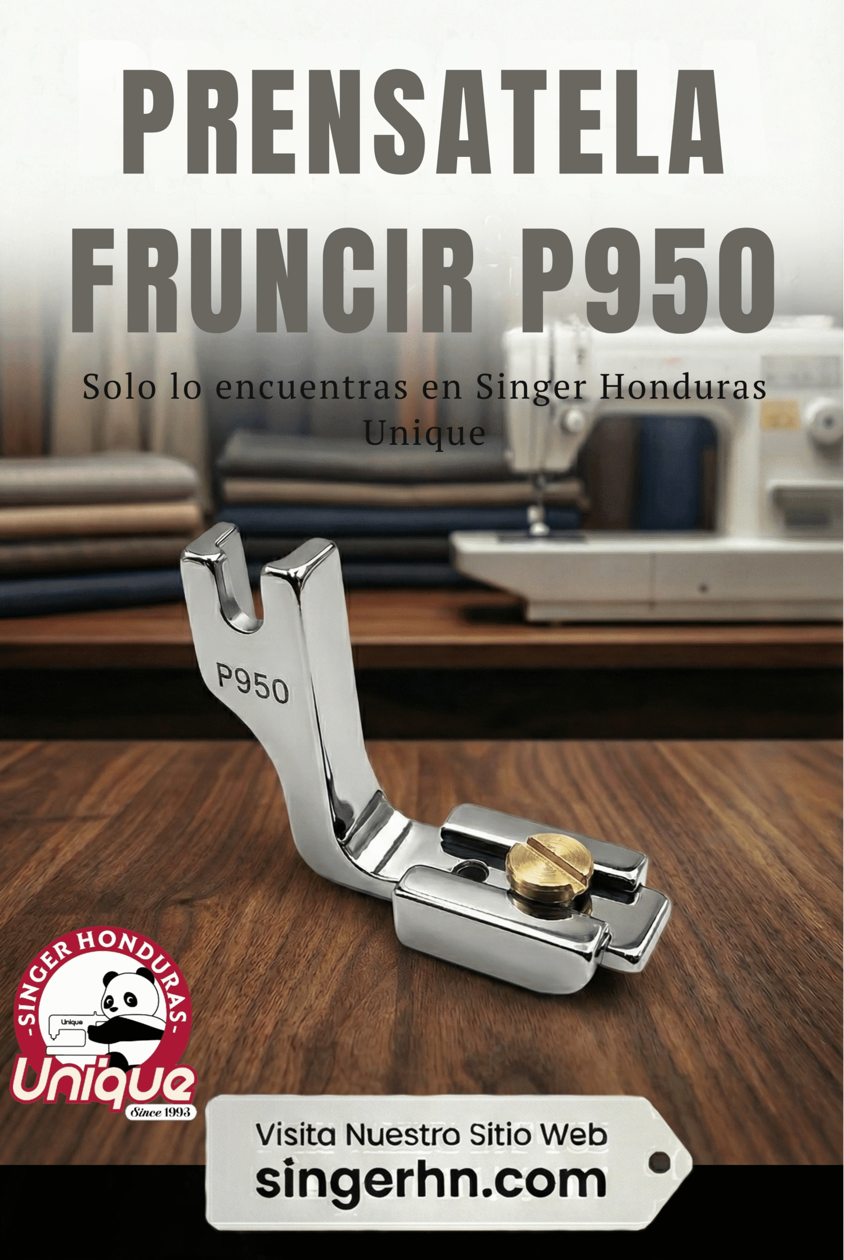 PRENSATELA FRUNCIR P950 INDUSTRIAL