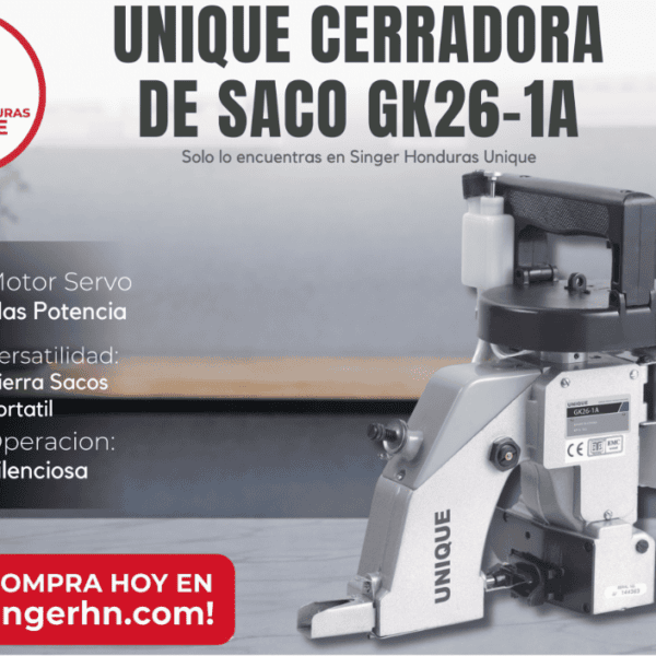 UNIQUE GK35-6A-Cerradora de Saco