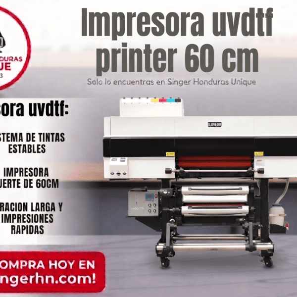 60 cm UV DTF Printer – Impresora de Etiquetas UV Cristal