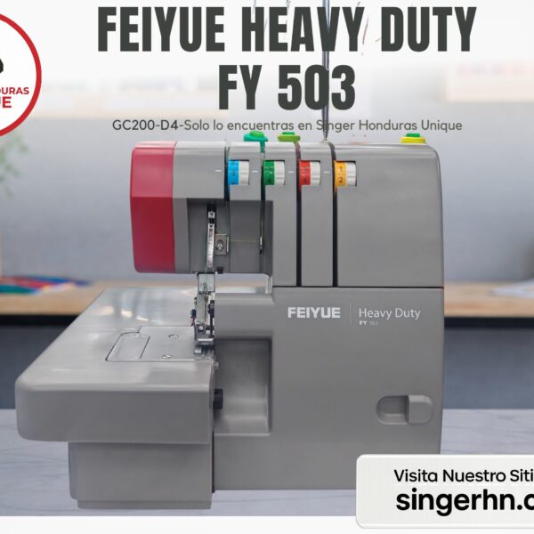 FEIYUE FY503-1 – Máquina Overlock Doméstica de 4 Hilos