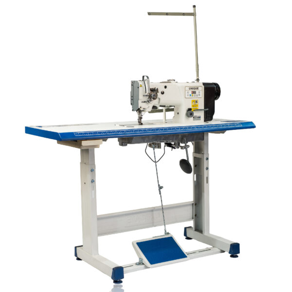 Máquina triple arrastre una aguja Unique