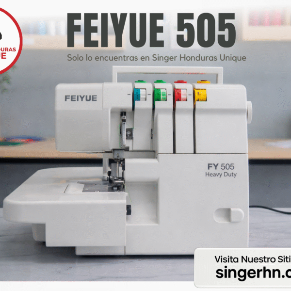 FEIYUE 505 – Máquina Sorgeteadora Heavy Duty de 4 Hilos