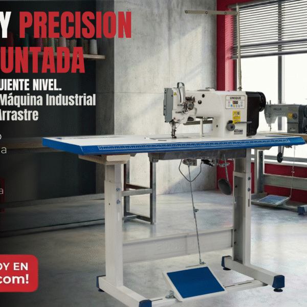 GC20606E-1N – Máquina Industrial de 1 Aguja con Triple Arrastre (Direct Drive)