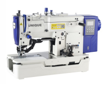 UNIQUE UN781E-2S – Máquina Ojaladora Recta Industrial con Motor Direct Drive y 2 Motores Step