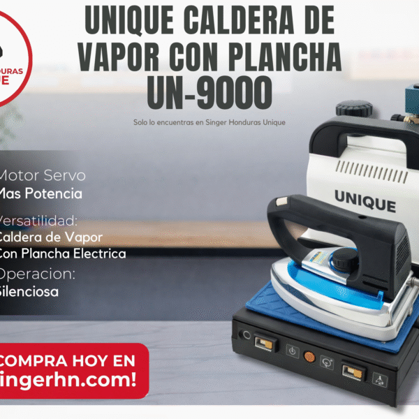 UNIQUE UN-9000 – Caldera Generadora de Vapor con Plancha Eléctrica
