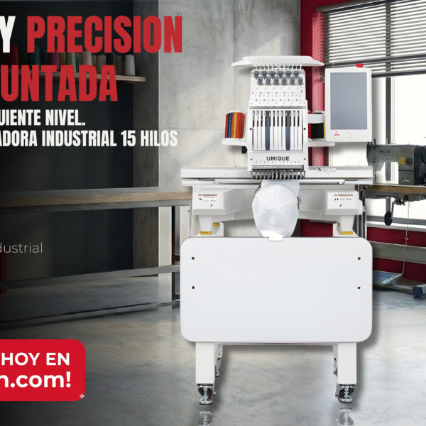 UN-C1501 BORDADORA INDUSTRIAL 15 HILOS