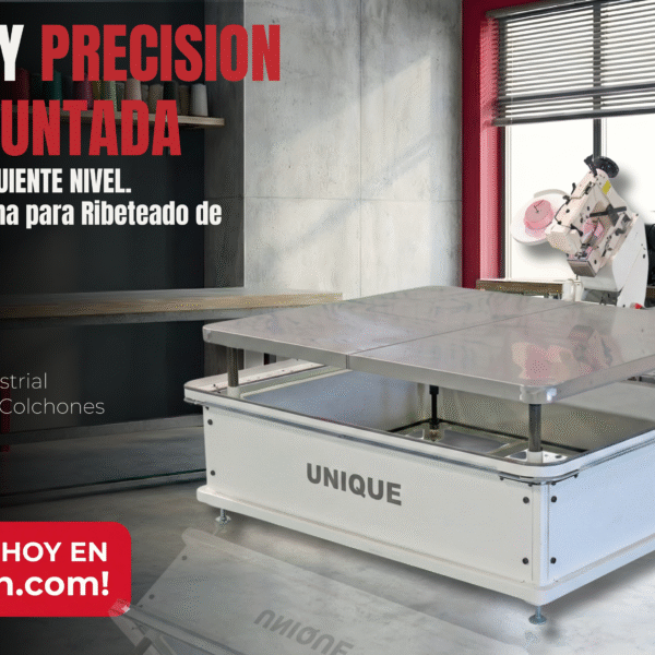 UNIQUE UN-FB2 – Máquina para Ribeteado de Colchones (Tape Edge Machine)