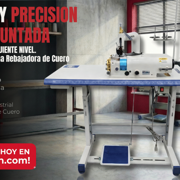 UNIQUE SK801 – Máquina Rebajadora de Cuero Industrial