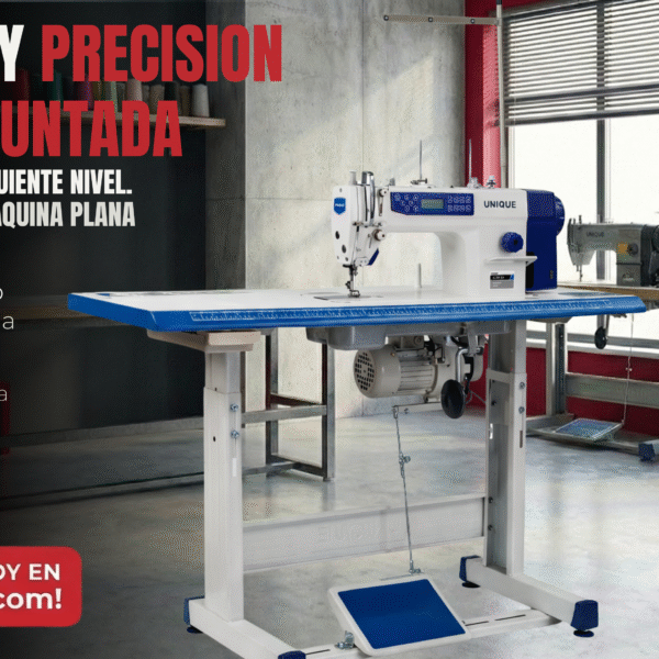 UNIQUE GC200-D4 – Máquina Recta Computarizada con Corte y Levante Automático del Prénsatelas