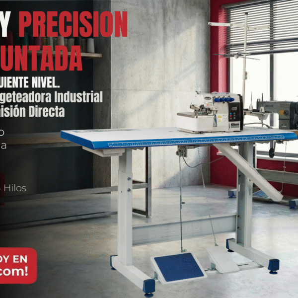 GN-F10-4D – Sorgeteadora Industrial de 4 Hilos con Transmisión Directa (Direct Drive)