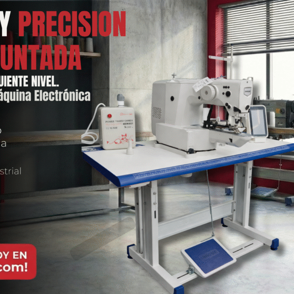 UNIQUE UN1903ASS – Máquina Electrónica para Pegar Botones (Lockstitch)