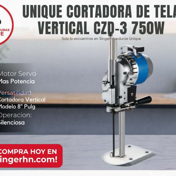 Cortadora de tela vertical UNIQUE CZD3- 8" – 750 W