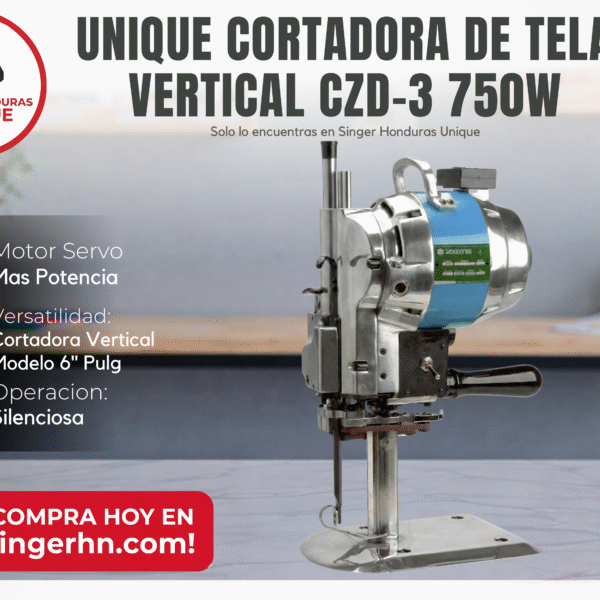 Cortadora de tela vertical UNIQUE CZD3- 6" – 750 W