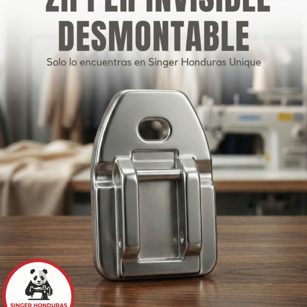 PRENSATELA ZIPPER INVISIBLE DESMONTABLE DE HIERRO DOMESTICO