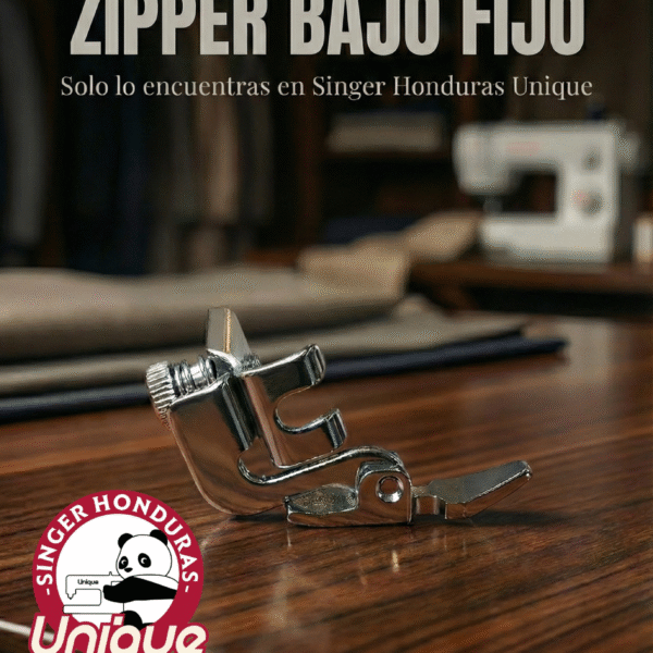 PRENSATELA ZIPPER BAJO FIJO