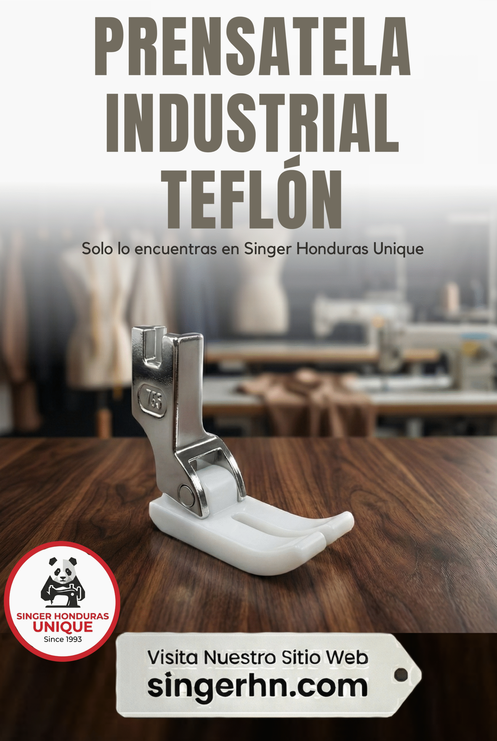PRENSATELA INDUSTRIAL TEFLON
