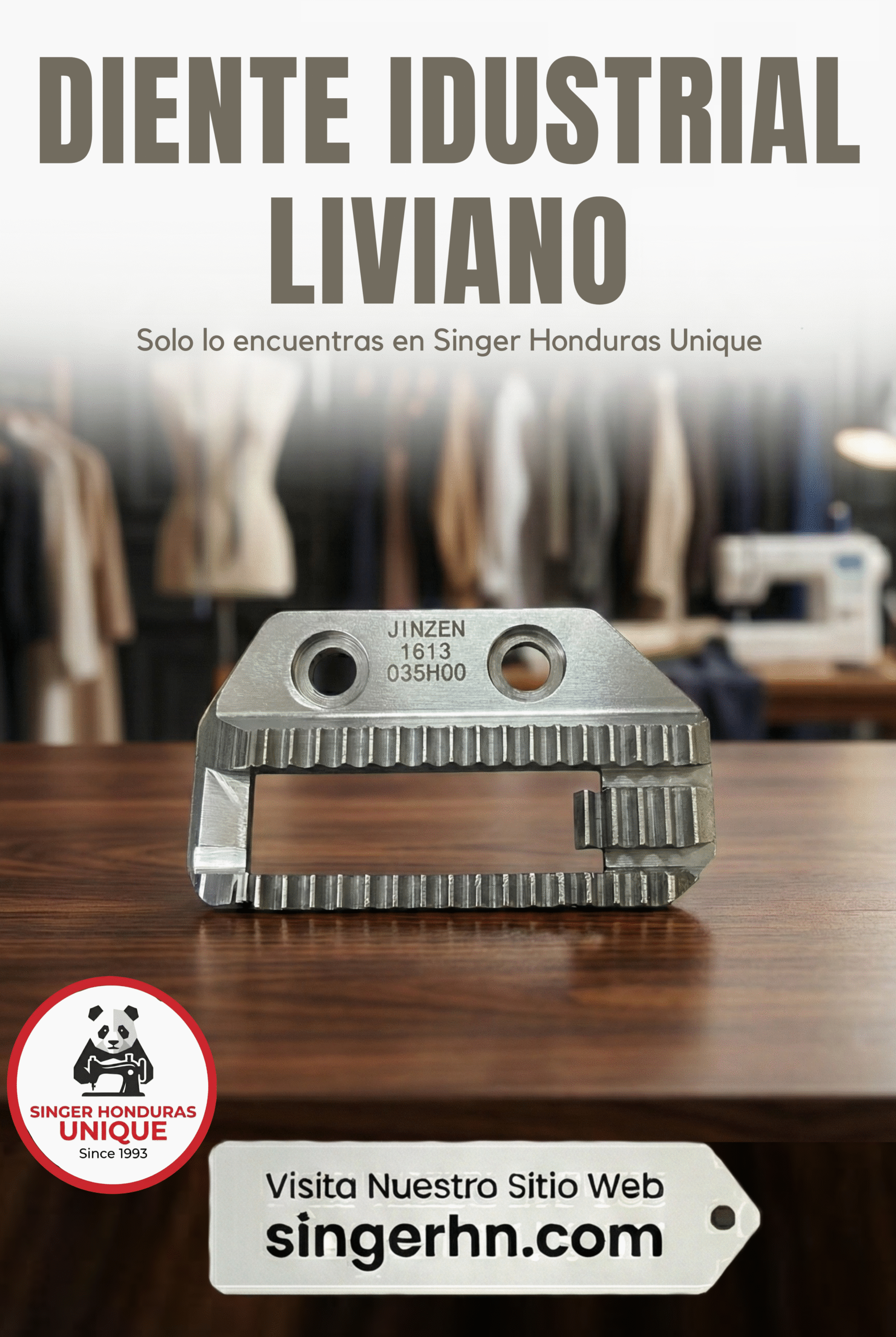 DIENTE DE PLANA INDUSTRIAL LIVIANO