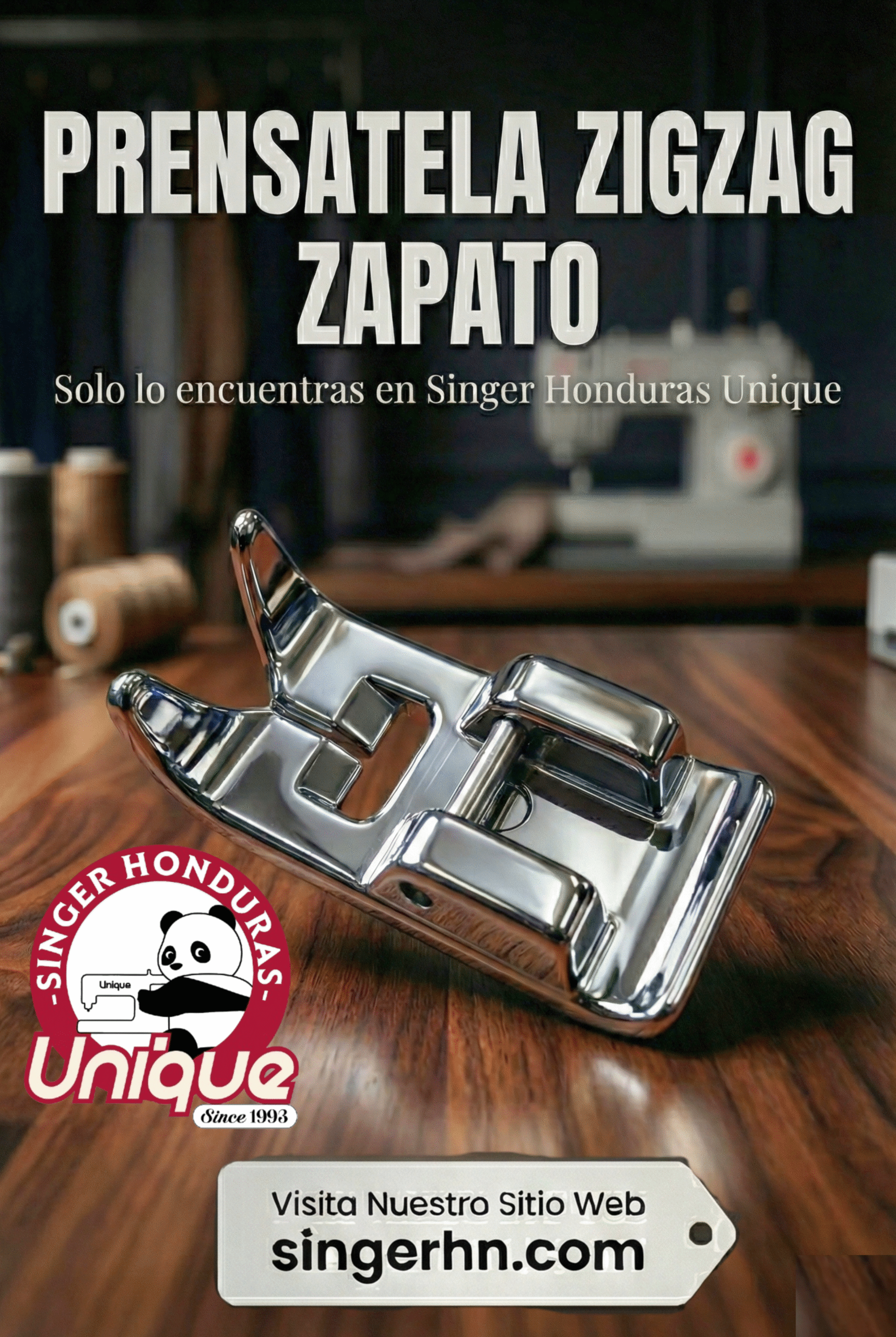 PRENSATELA ZAPATO ZIG ZAG DOMESTICO