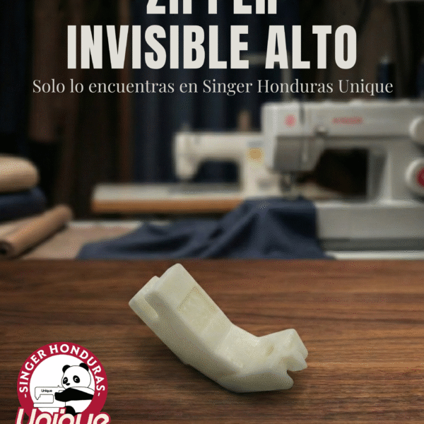 PRENSATELA ZIPPER INVISIBLE ALTO PLASTICO DOMESTICO