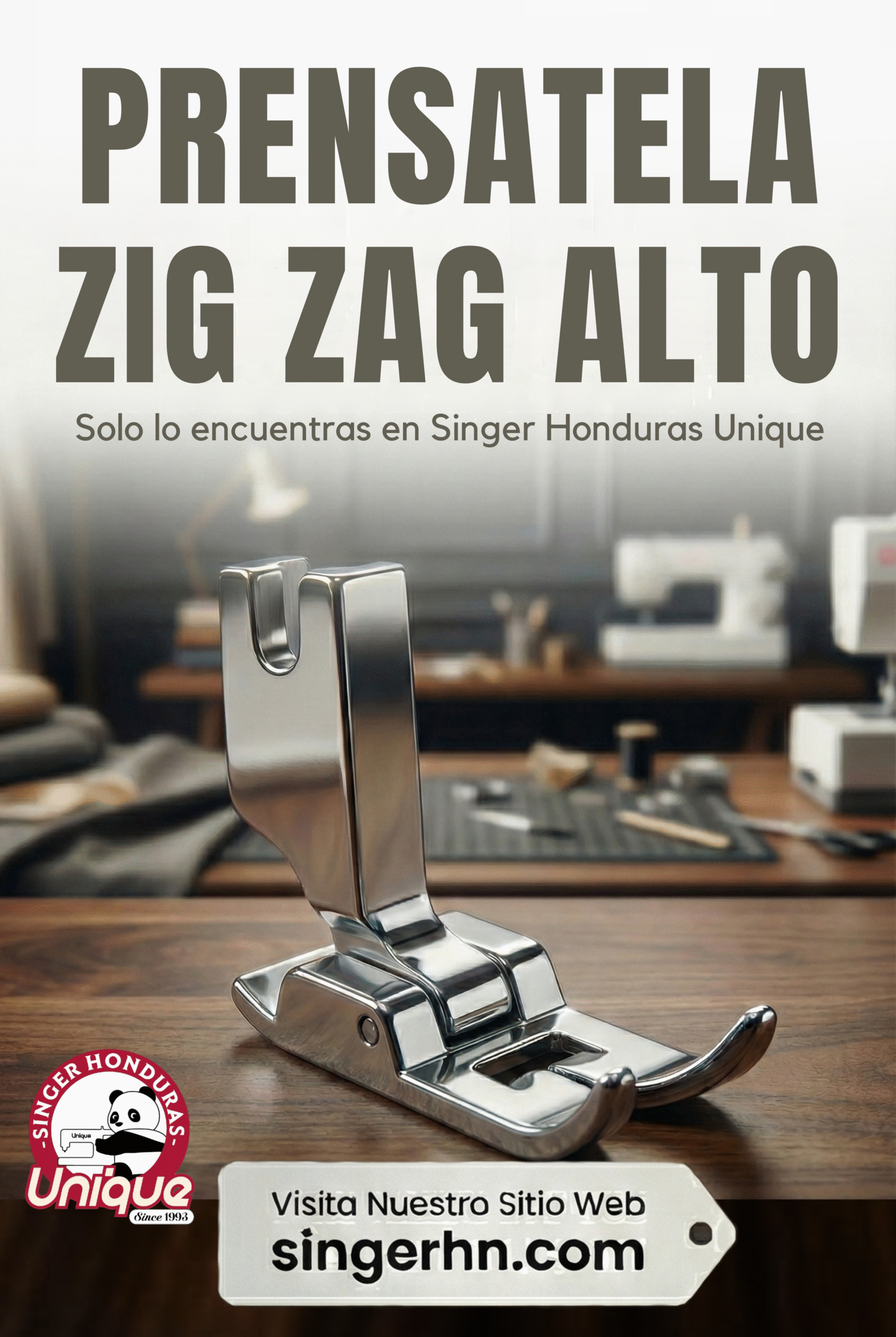 PRENSATELA ZIG ZAG ALTO INDUSTRIAL