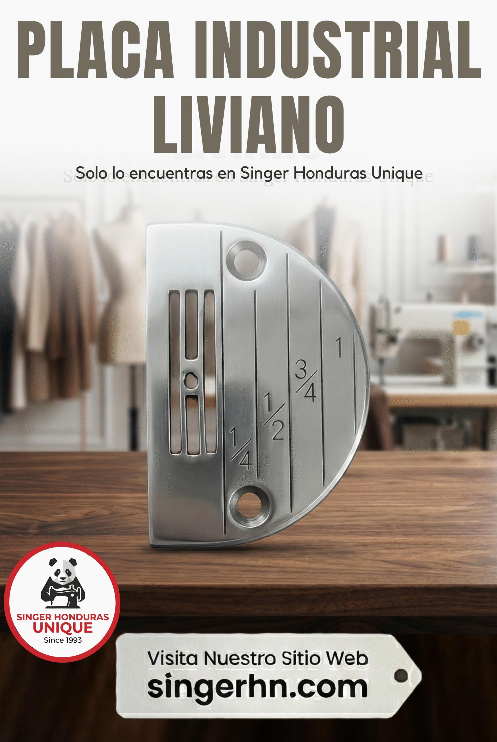 PLACA DE DIENTE INDUSTRIAL LIVIANO