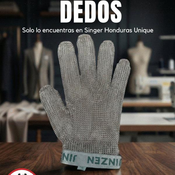 GUANTE MALLA ACERO INOXIDABLE 5 DEDOS