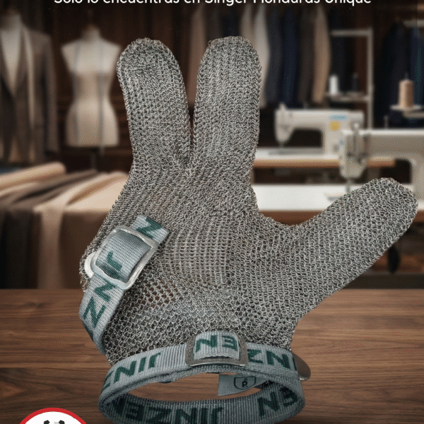 GUANTE MALLA ACERO INOXIDABLE 3 DEDOS