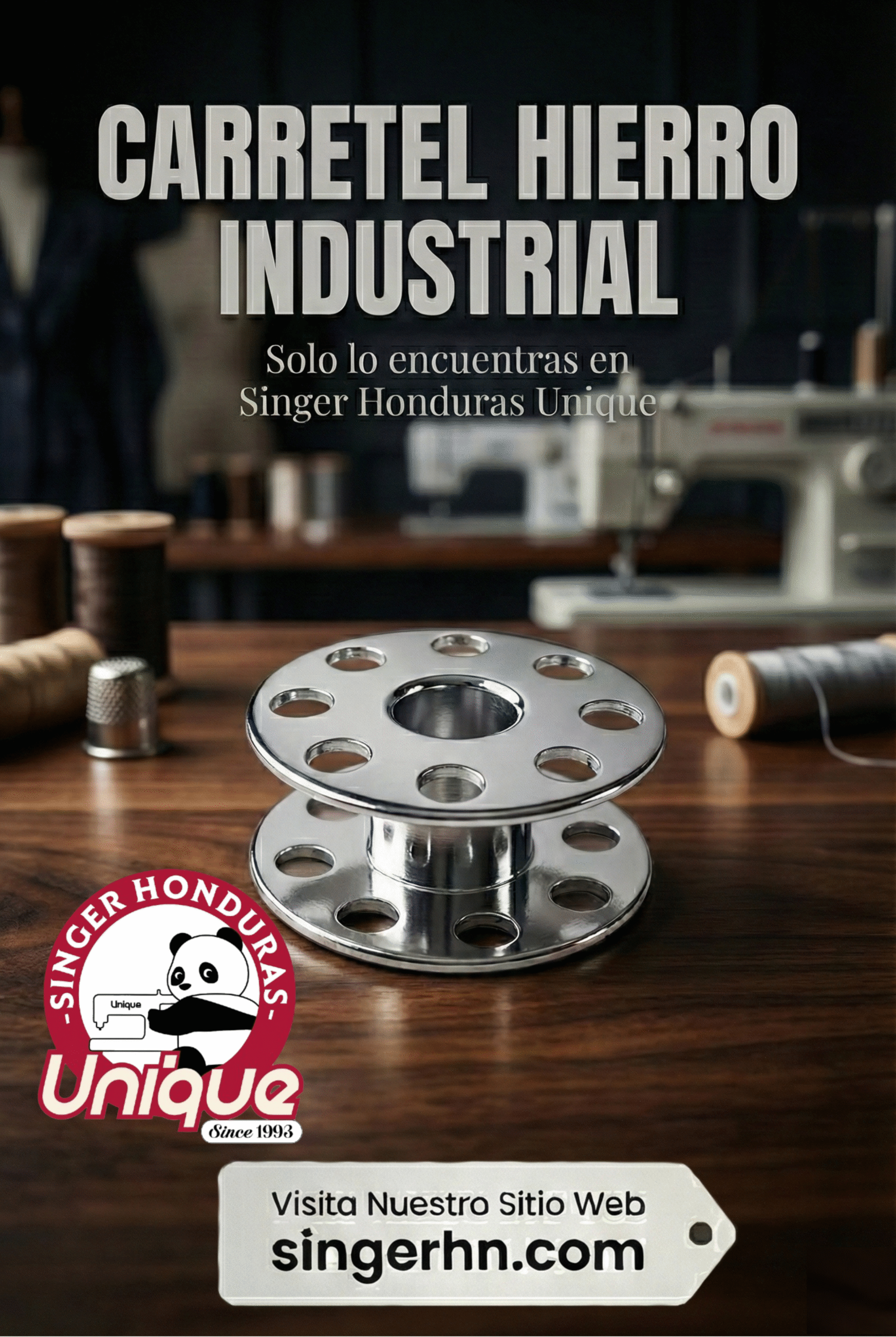 CARRETEL HIERRO INDUSTRIAL