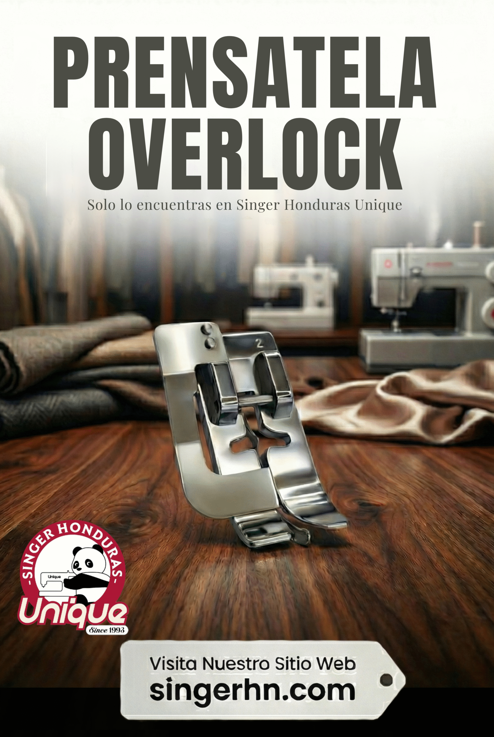 PRENSATELA OVERLOCK DOMESTICO