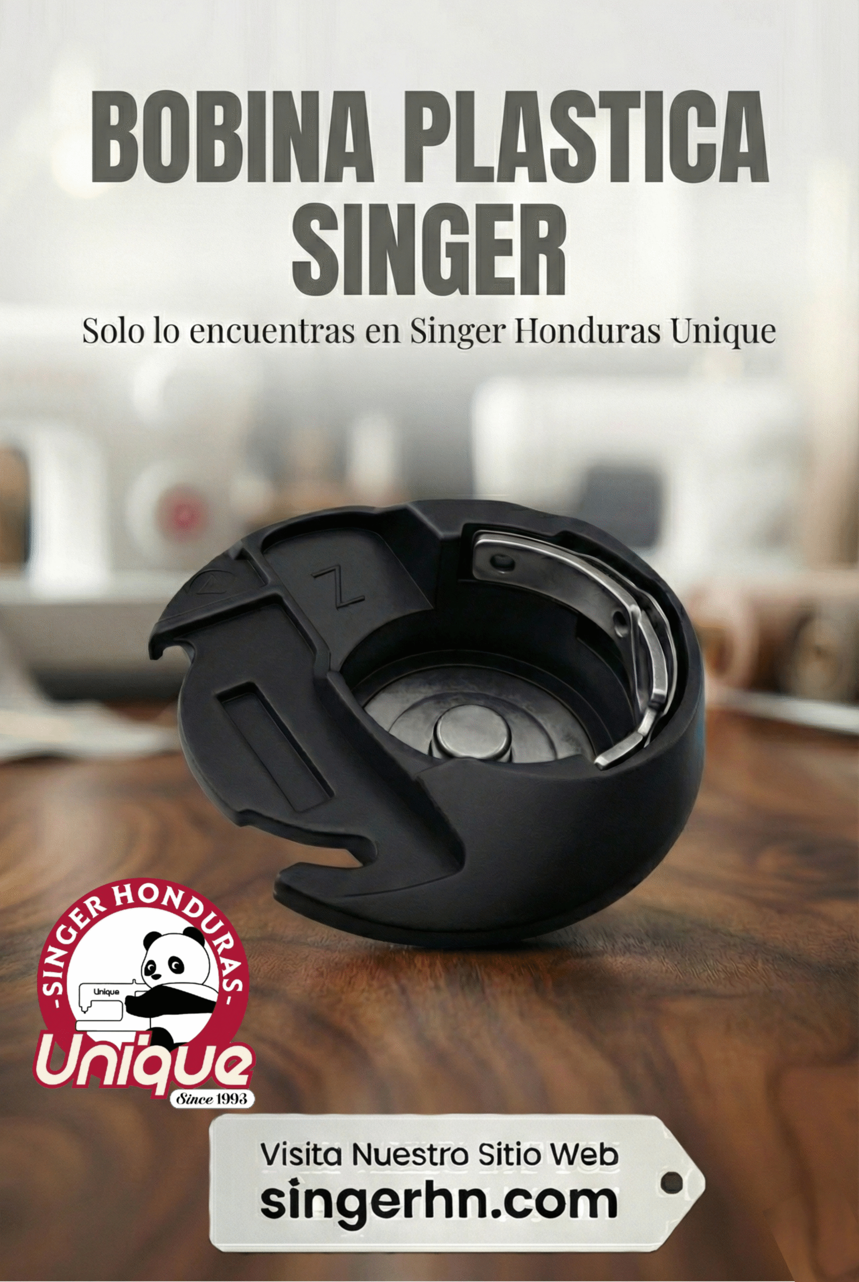 BOBINA PLASTICA SINGER DOMETICO