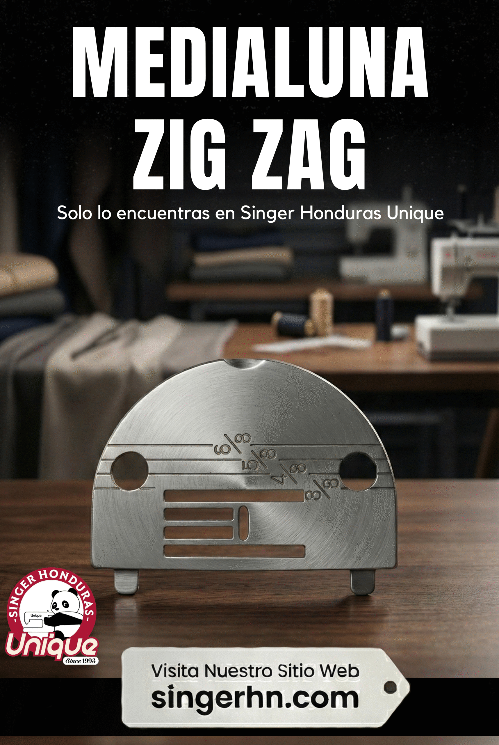 MEDIALUNA ZIG ZAG DOMESTICA