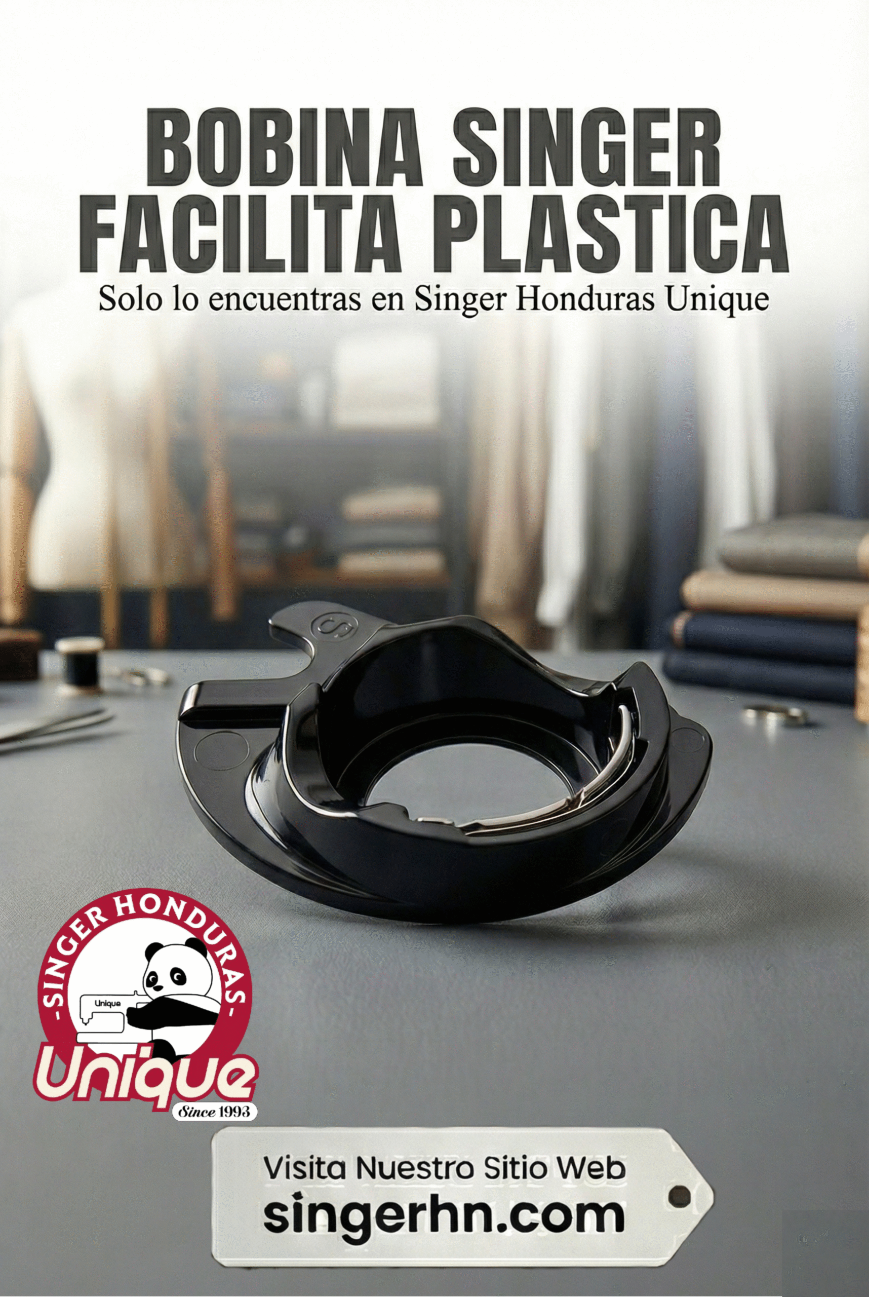 BOBINA SINGER FACILITA PLASTICA DOMESTICA